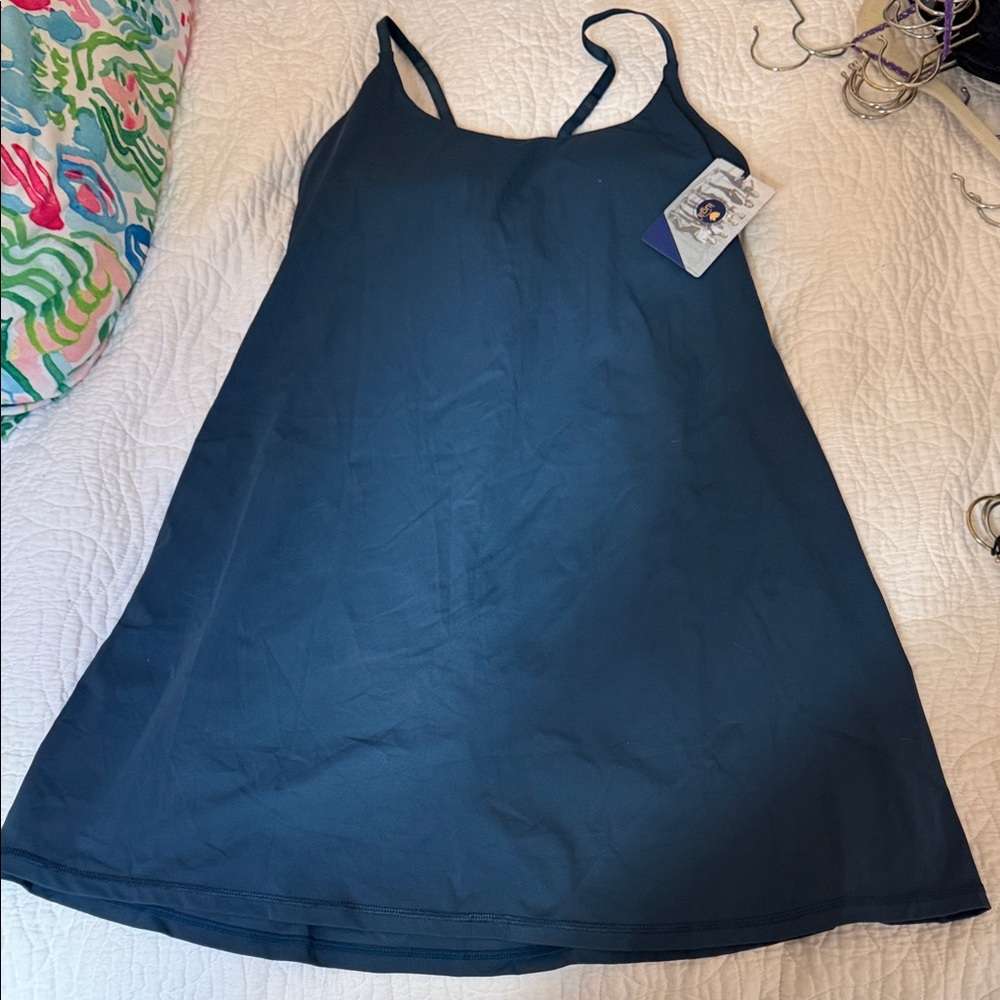 Women's Navy Blue Slip Dress